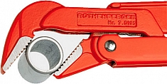 Применение газового ключа губки 45° Rothenberger 45°-1"