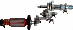 Якорь и редуктор электробормотора ProAlmaz PRO-503 EL Якорь и редуктор электробормотора ProAlmaz PRO-503 EL